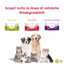 Carica l'immagine nel visualizzatore di Gallery, Salviettine Biodegradabili Clorexidina