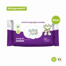 Carica l'immagine nel visualizzatore di Gallery, Salviettine Biodegradabili Aloe Vera e Lavanda